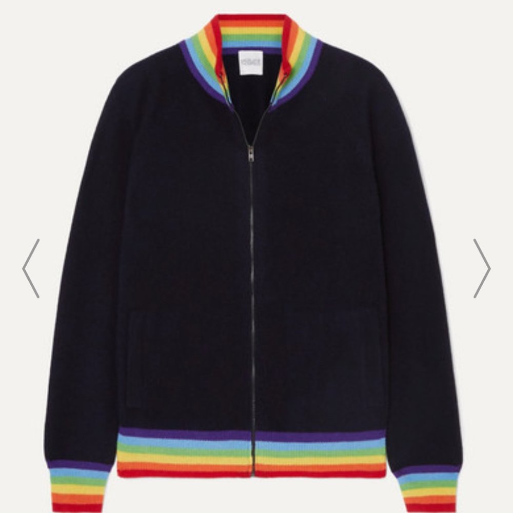 MADELEINE THOMPSON x AQUA Merlin Rainbow Jacket